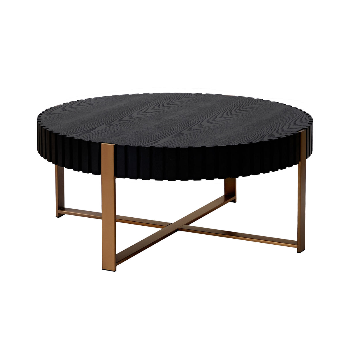 Drum Coffee Table Black