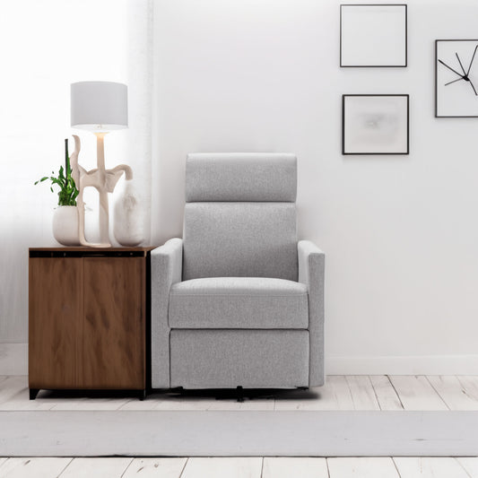 Upholstered Rocker Chair Gray