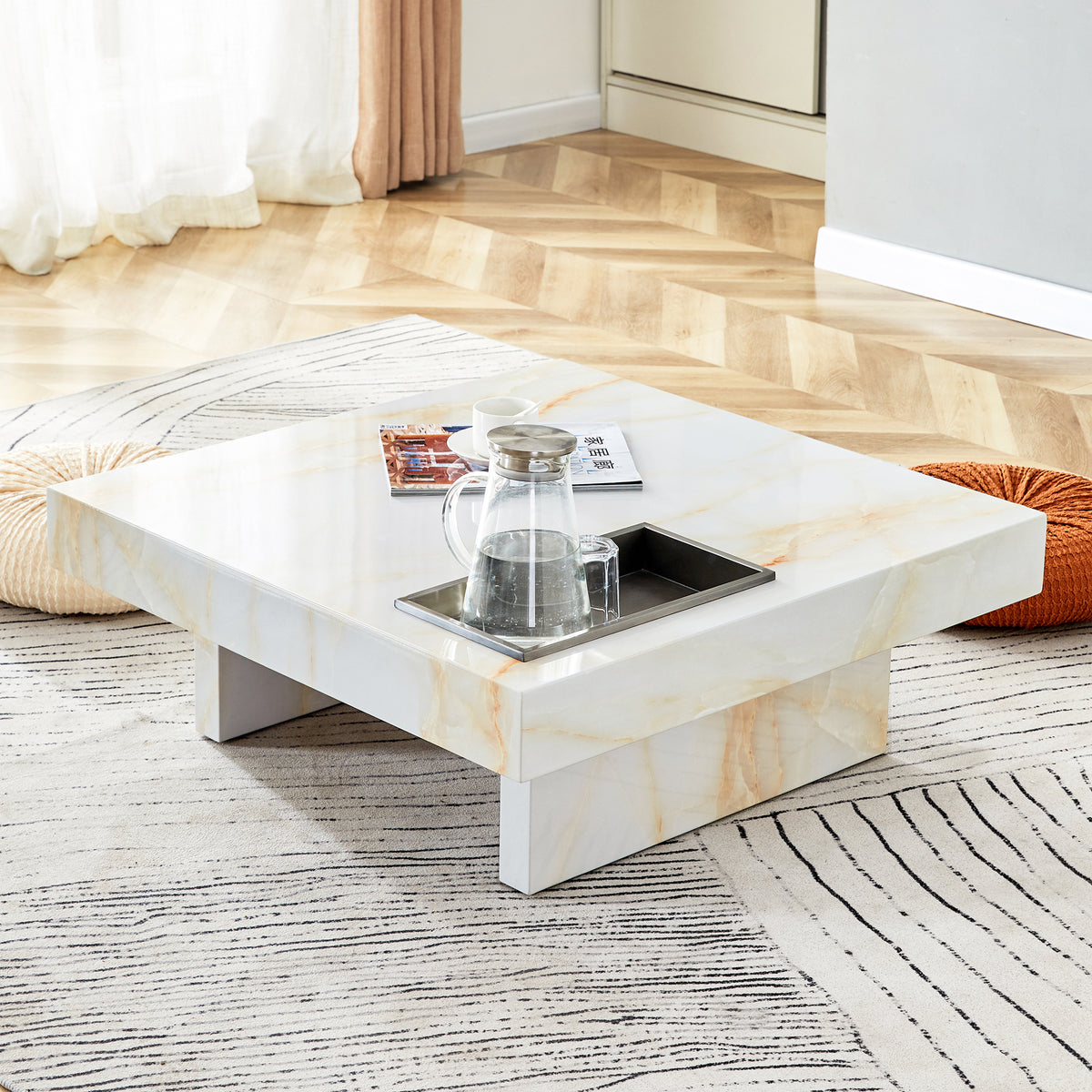 Modern Coffee Table Wood Finish