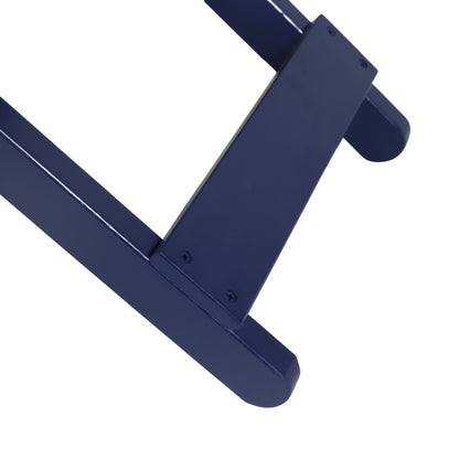 Outdoor Folding Dining Table Navy Blue Finish