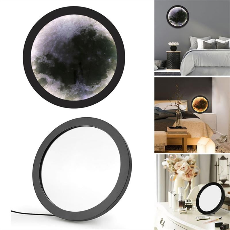 LED Vanity Mirror Round Makeup Mirror Gold