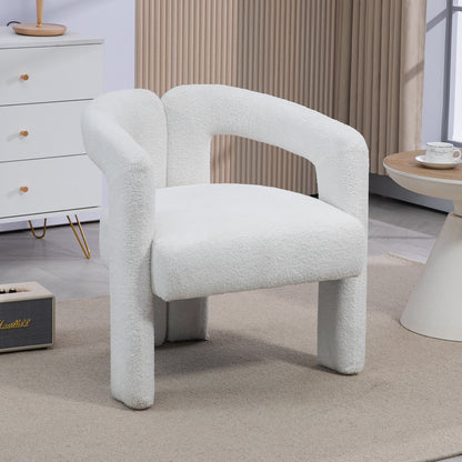 Teddy Fabric Dining Chair – Beige