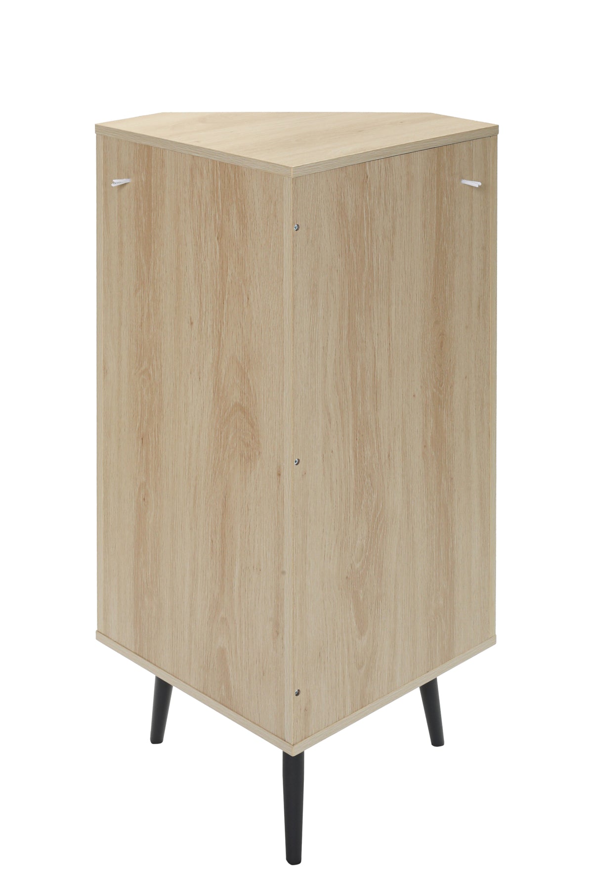 Rattan Corner Cabinet with Door and Shelf