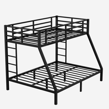 Twin XL Over Queen Bunk Bed Metal Frame