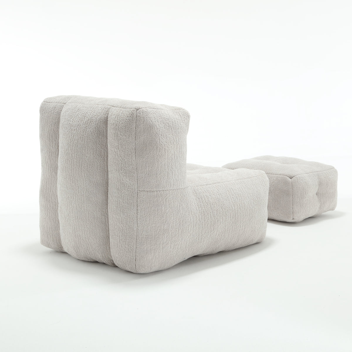 Fluffy Memory Foam Bean Bag Sofa – Indoor Lounge