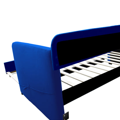 Blue Twin Beds Velvet