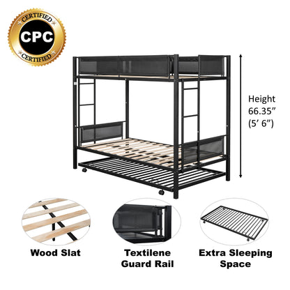 Double Metal Bed Frame Silver