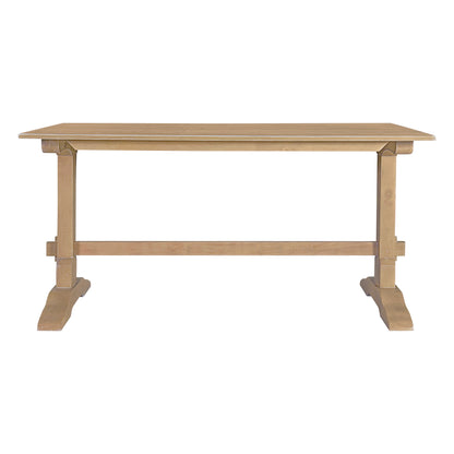 Retro Dining Set (3 pcs) – Natural Wood