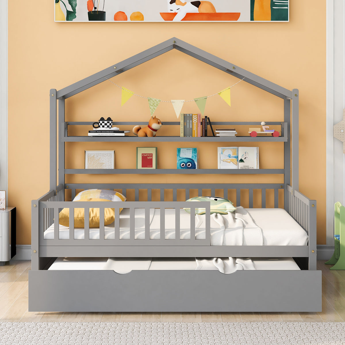Full House Bed Gray