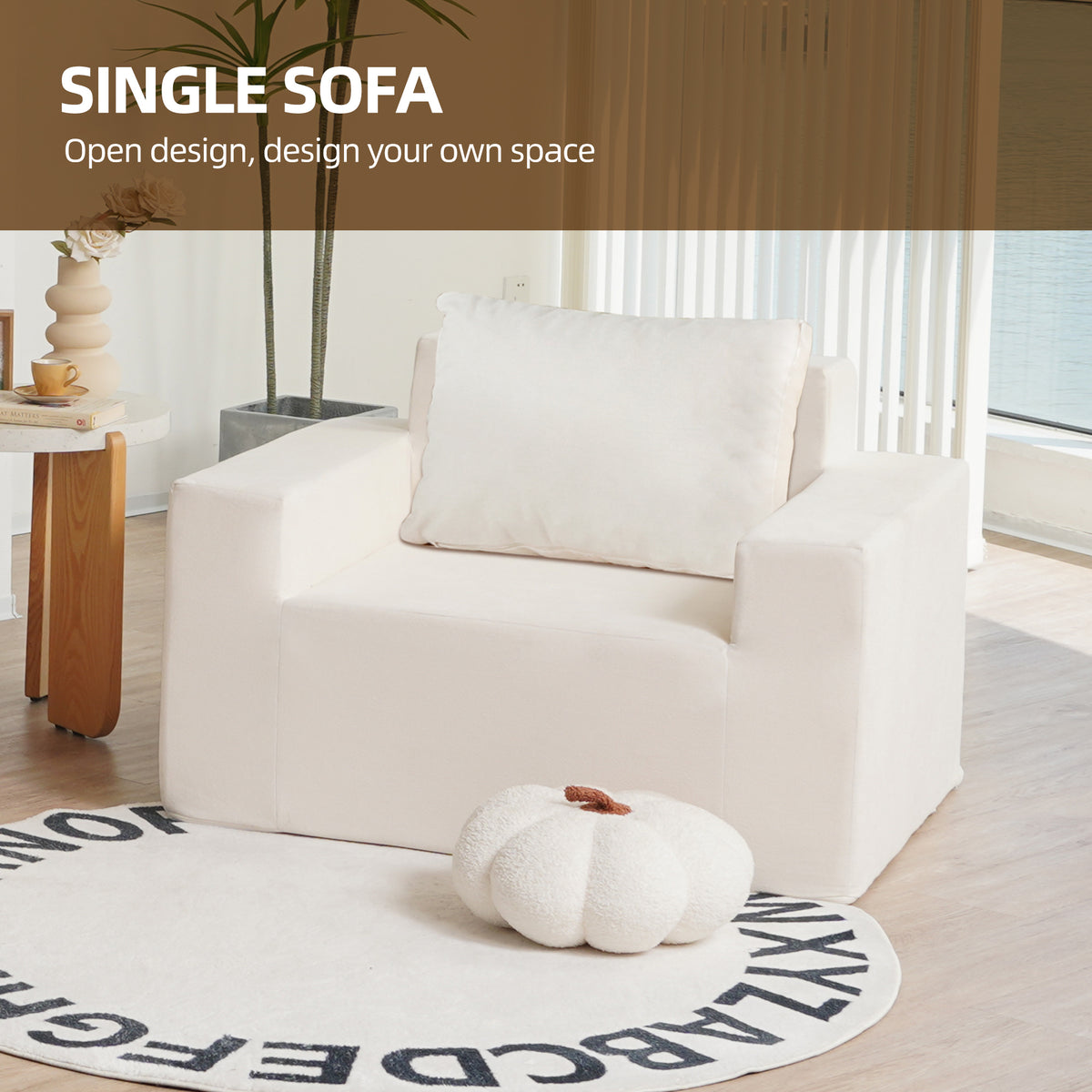Premium Foam Bean Bag Couch