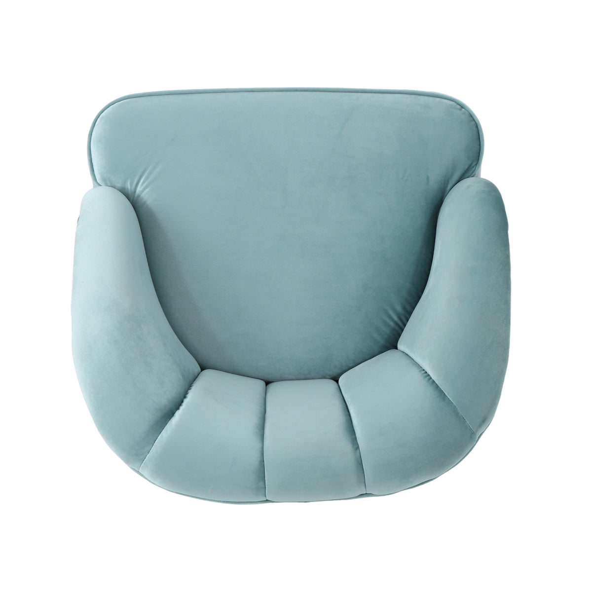 Velvet Accent Chair for Living Rooms Blue