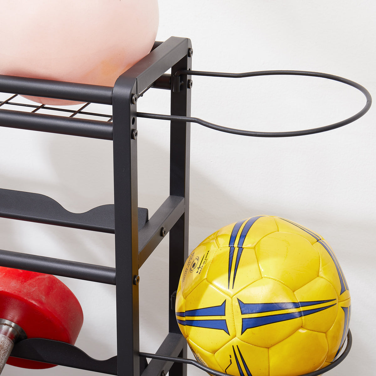 4-Tier Metal Organizer with Hooks