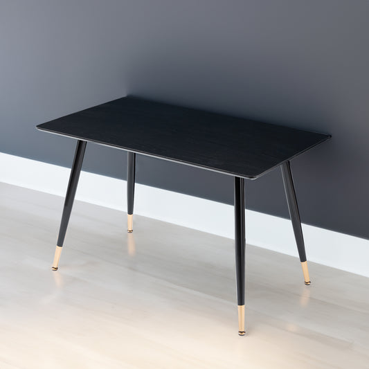 Modern Black MDF Kitchen Dining Table