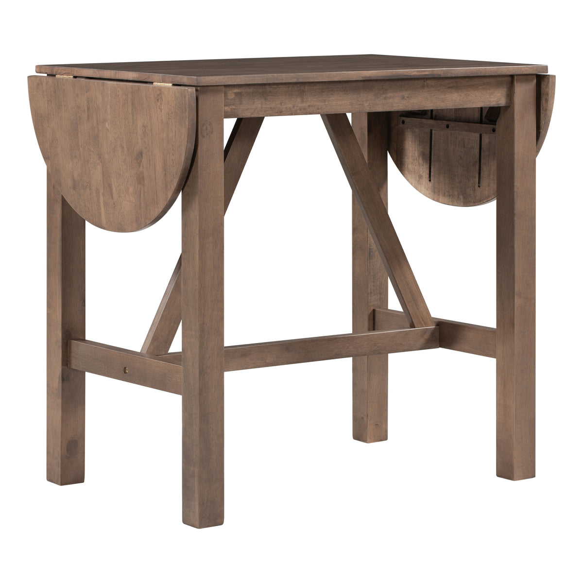 3-Piece Counter Dining Set Brown