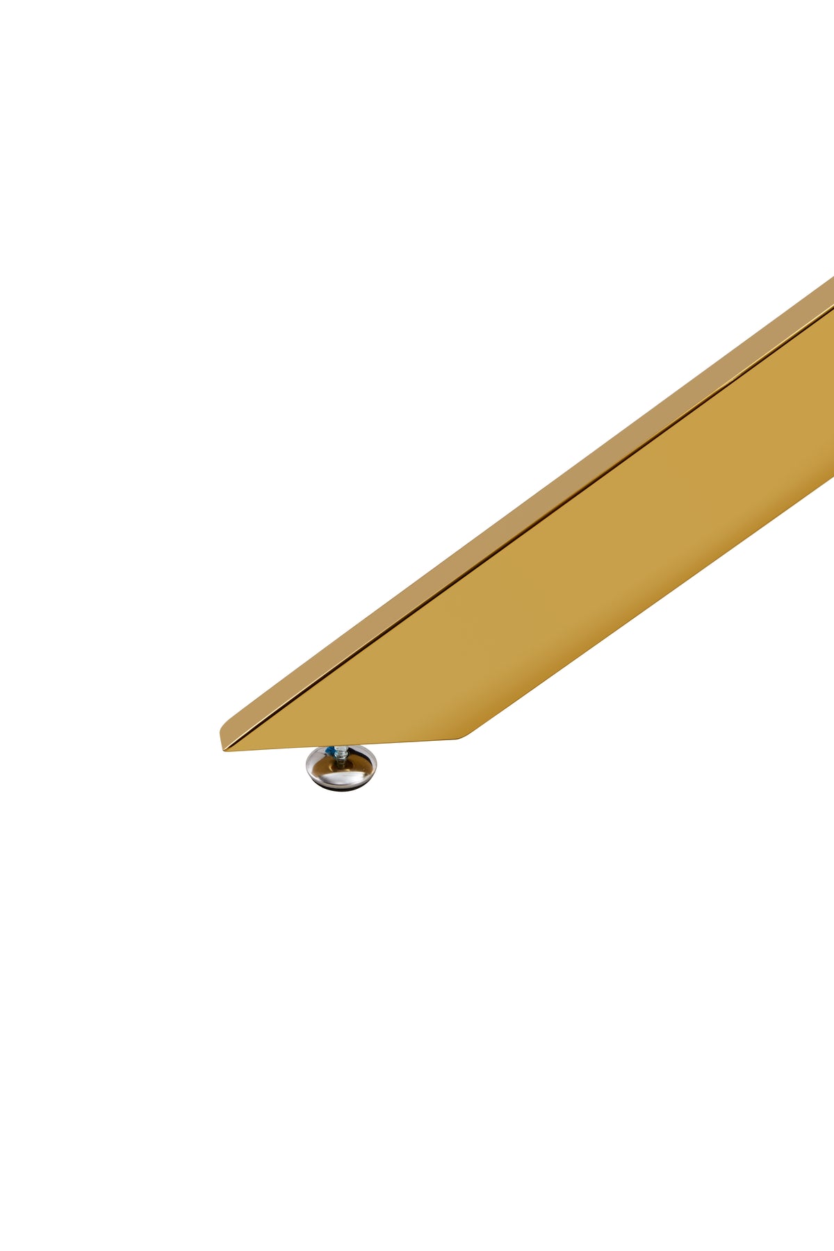 Clear Glass Table Gold