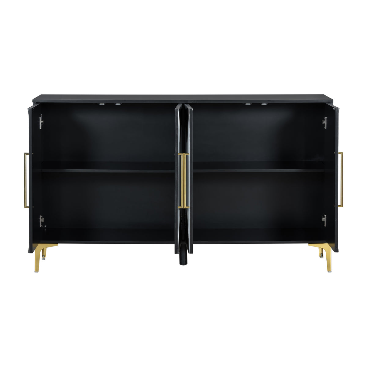 U-Style Four-Door Cabinet Taupe