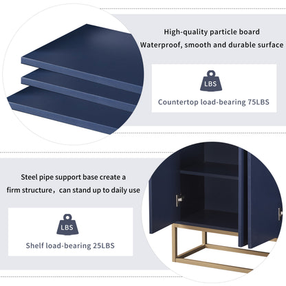 Trexm Modern Sideboard Navy