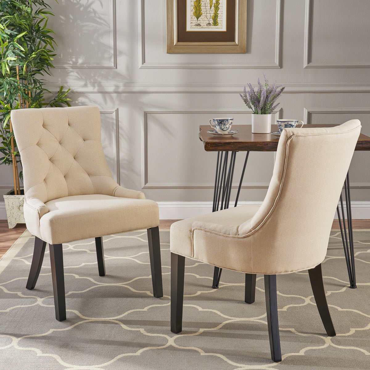 Cheney Dining Chairs Set of 2 Modern Design