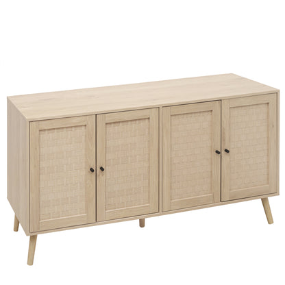 4-Door Accent Sideboard with Adjustable Shelves