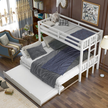 Pull-Out Bunk Bed White