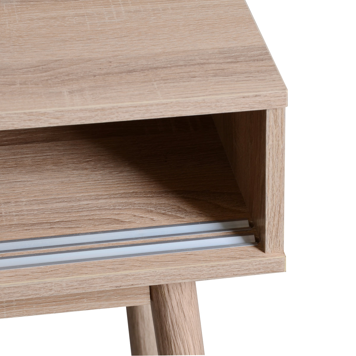 Mid-Century Writing Desk – Natural Oak