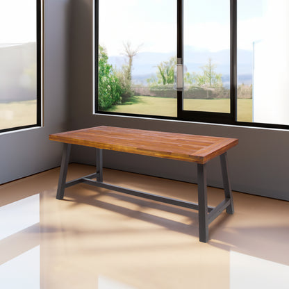 Carlile Outdoor Dining Table Sandblast Finish
