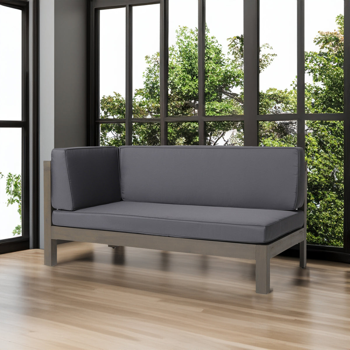 Brava Acacia Corner Bench Set