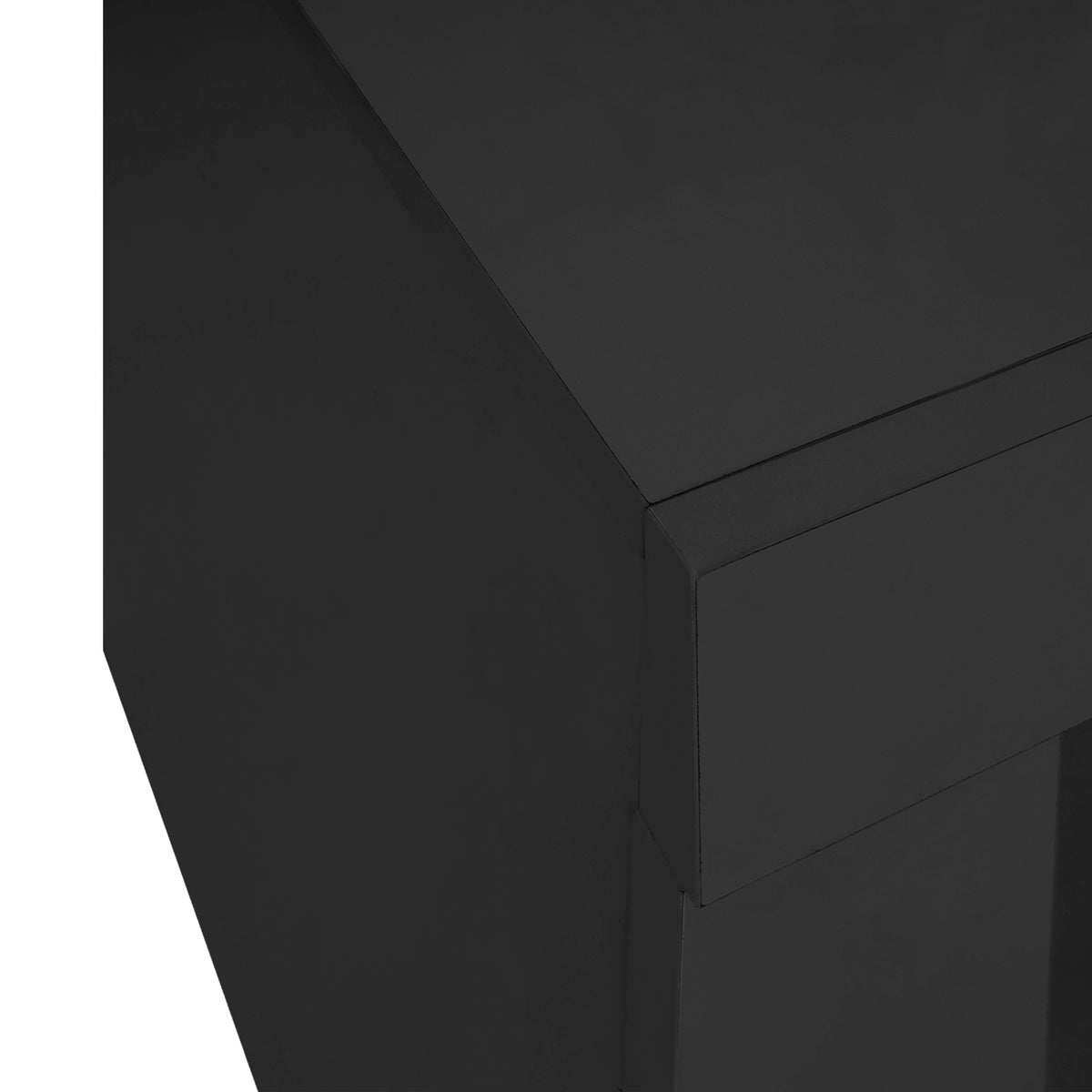 Modern TV Console with LED Storage Gray