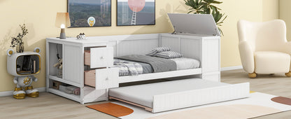 Twin Daybed with Storage White