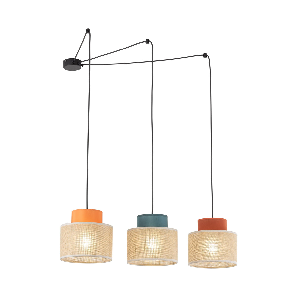DUO Jute Mix Natural Suspension Light 3