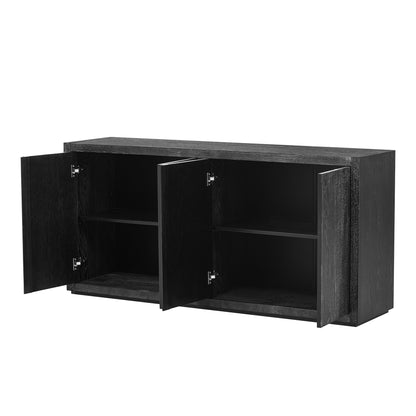 U-Style Sideboard with Ash Veneer Finish
