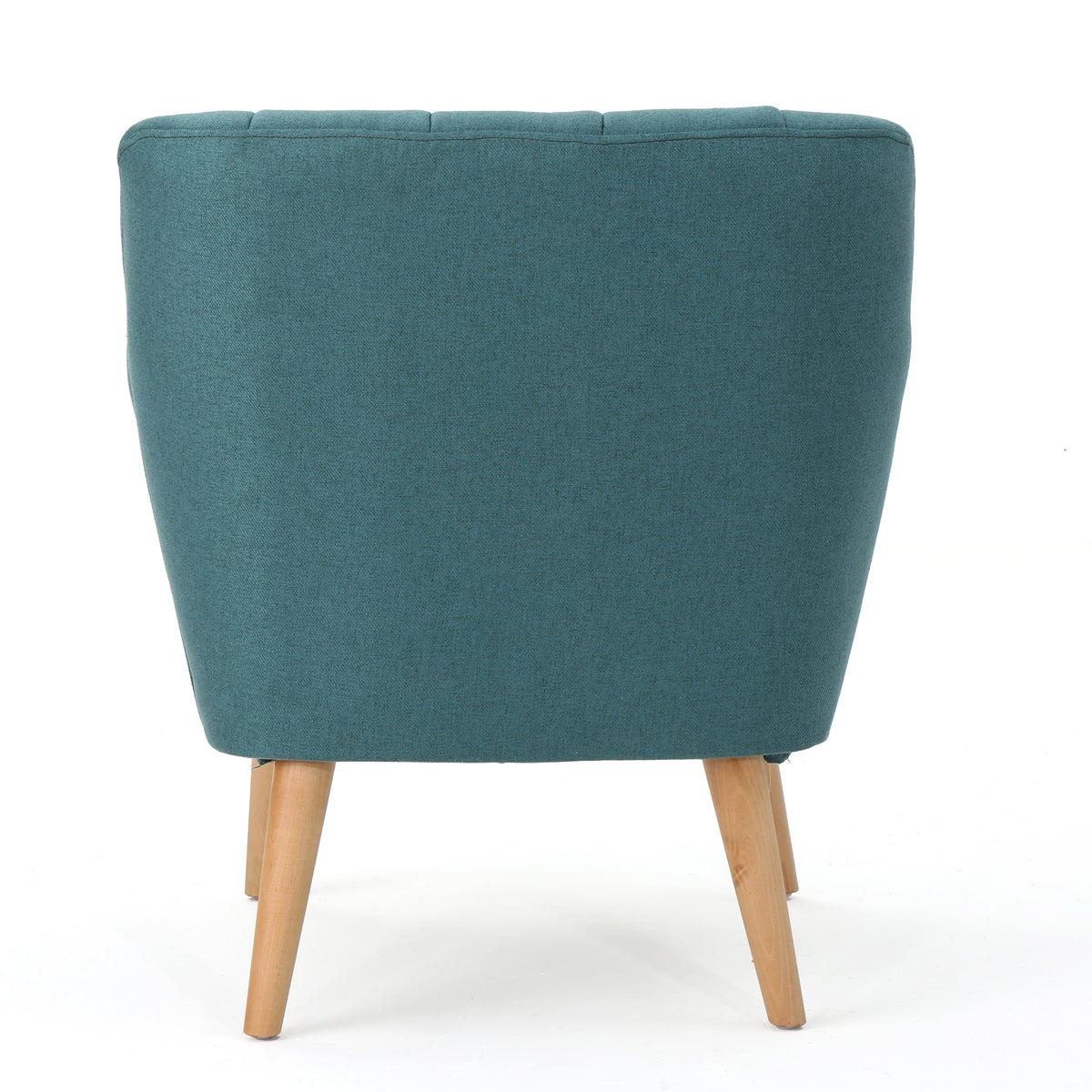 Mid-Century Dark Teal Accent Chair