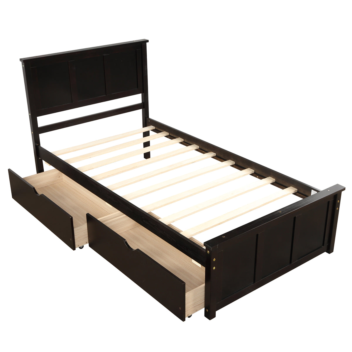 Twin Storage Bed Espresso