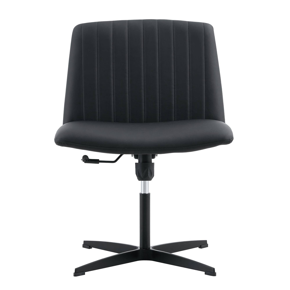 Black PU Swivel Office Chair