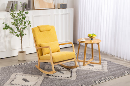 Upholstered Rocking Chair Gray