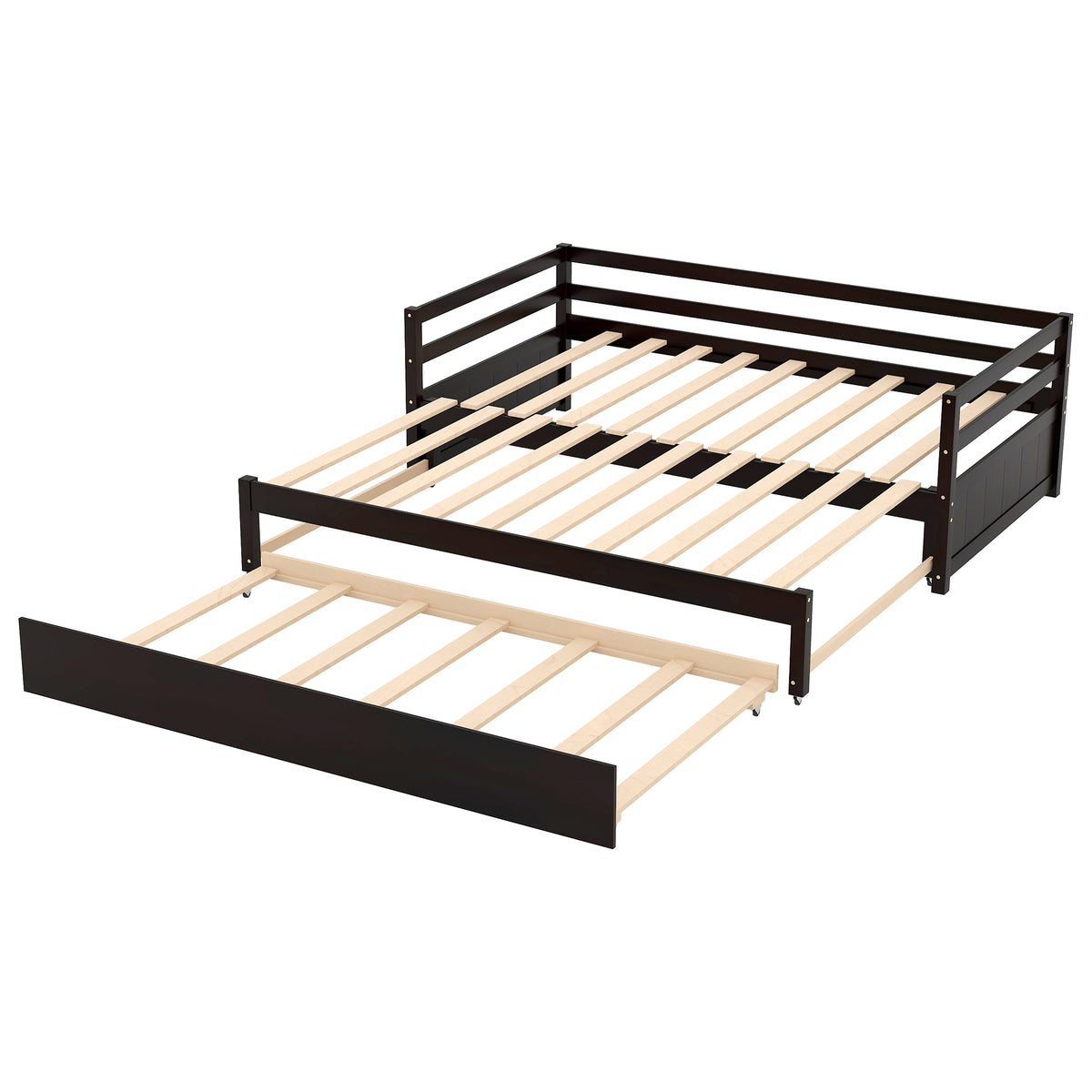 Twin Daybed with Trundle Espresso