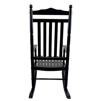 Classic Black Porch Rocking Chair