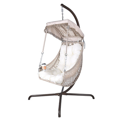 Rattan Egg Chair with Stand