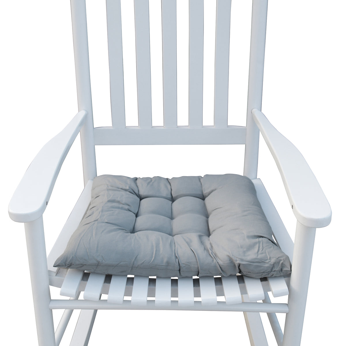 Wooden Porch Rocking Chair White