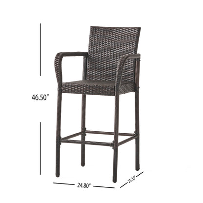 Littleton Modern Barstool – Wood Frame
