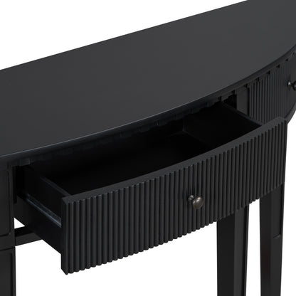 U-Style Vertical Pine Console Table