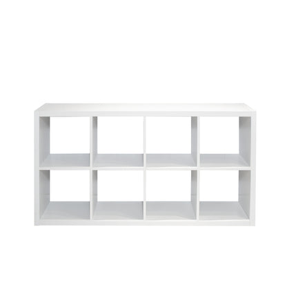 Smart Cube 8-Shelf Organizer White Finish