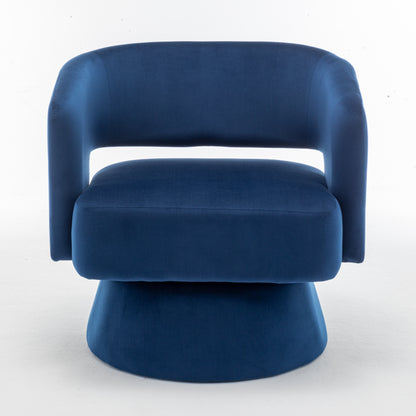 Velvet Swivel Club Chair