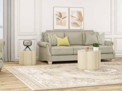 Black 2-Piece Cloud Coffee Table Set – Modern Nesting Tables