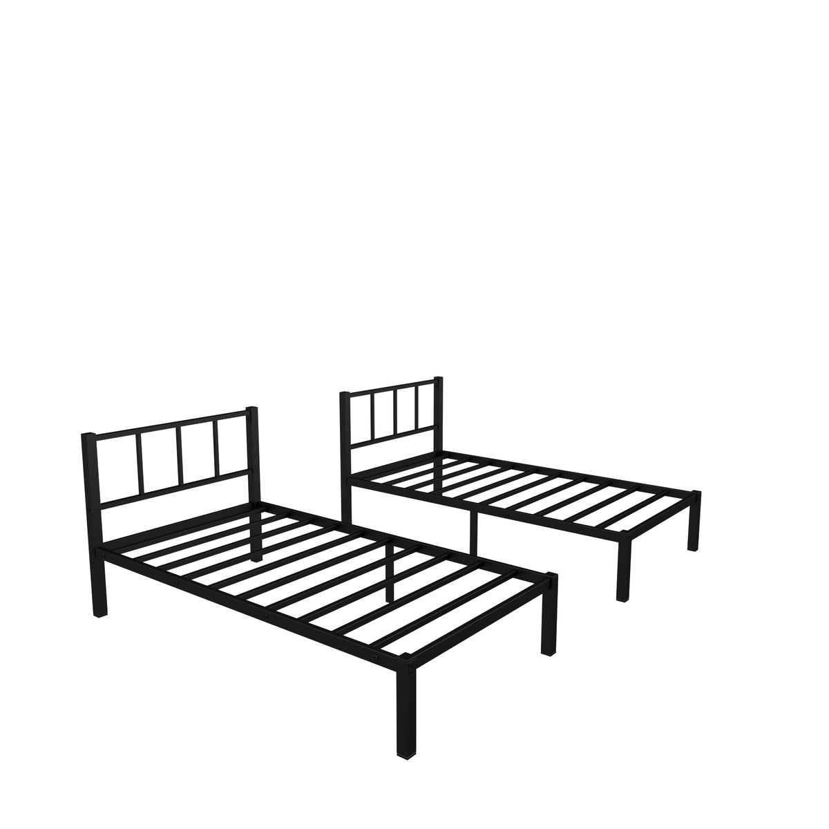 Triple Bunk Bed Black
