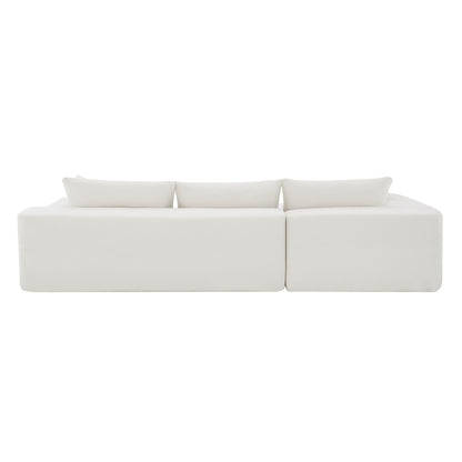 Modular Sectional Sofa – White Linen