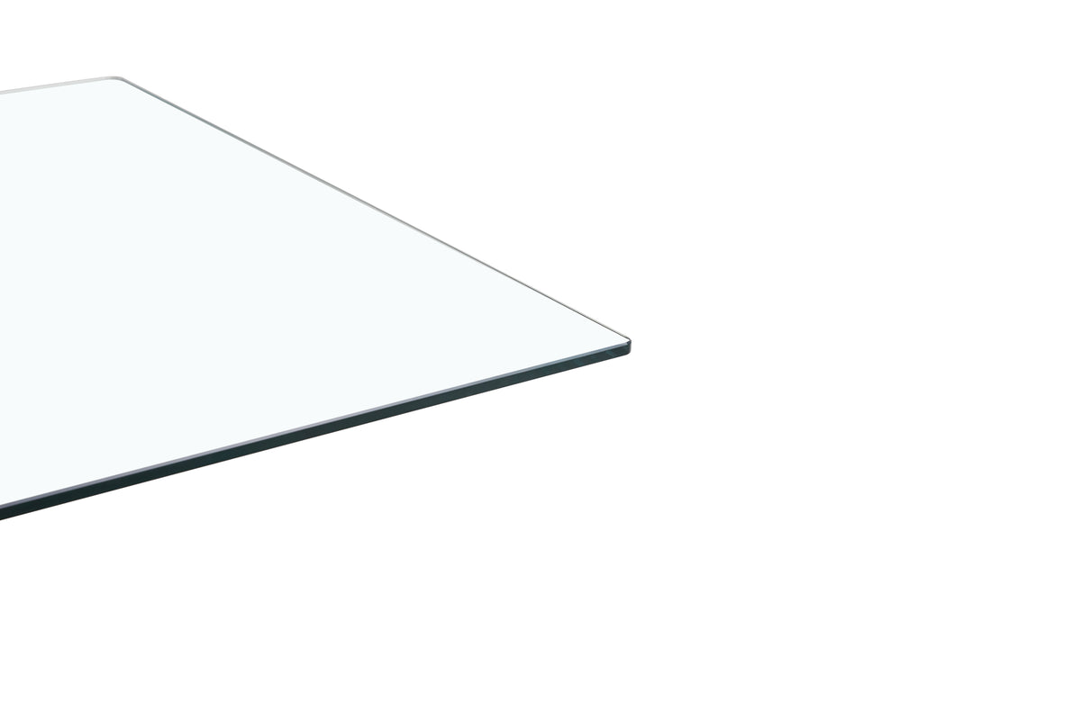 Clear Glass Table Gold