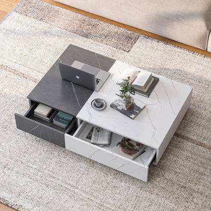 Black & White LED Coffee Table