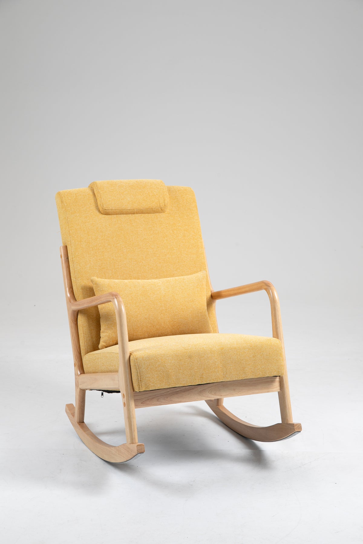 Upholstered Rocking Chair Gray