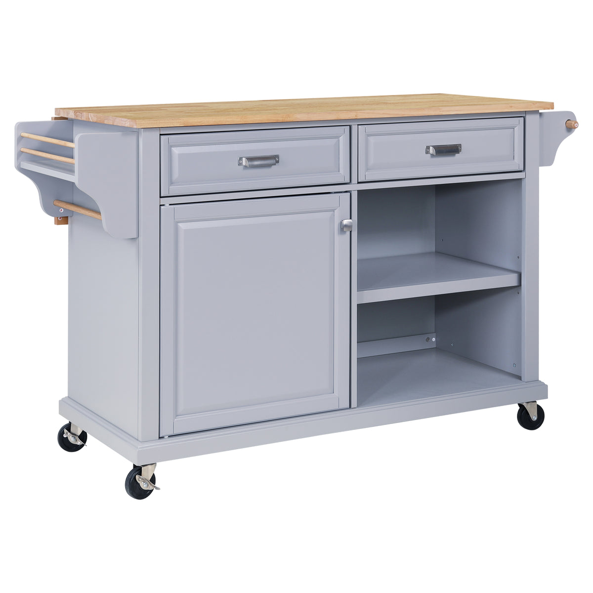 Cambridge Natural Wood Kitchen Island
